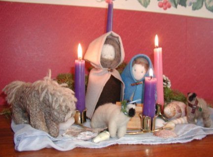 advent scene, week 4